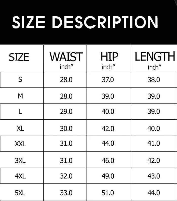 Sweatpants sizechart 2022 Sweatpants sizechart 2022