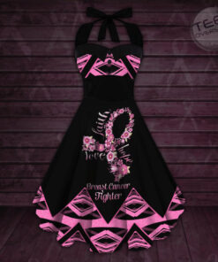 Butterfly Breast Cancer Awareness 3D Prom Dress