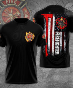 Firefighter 3D T shirt
