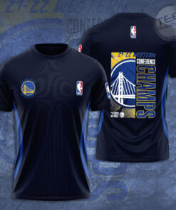 Golden State Warriors T shirt 3D S5 navy