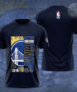 Golden State Warriors T shirt 3D S6 Navy