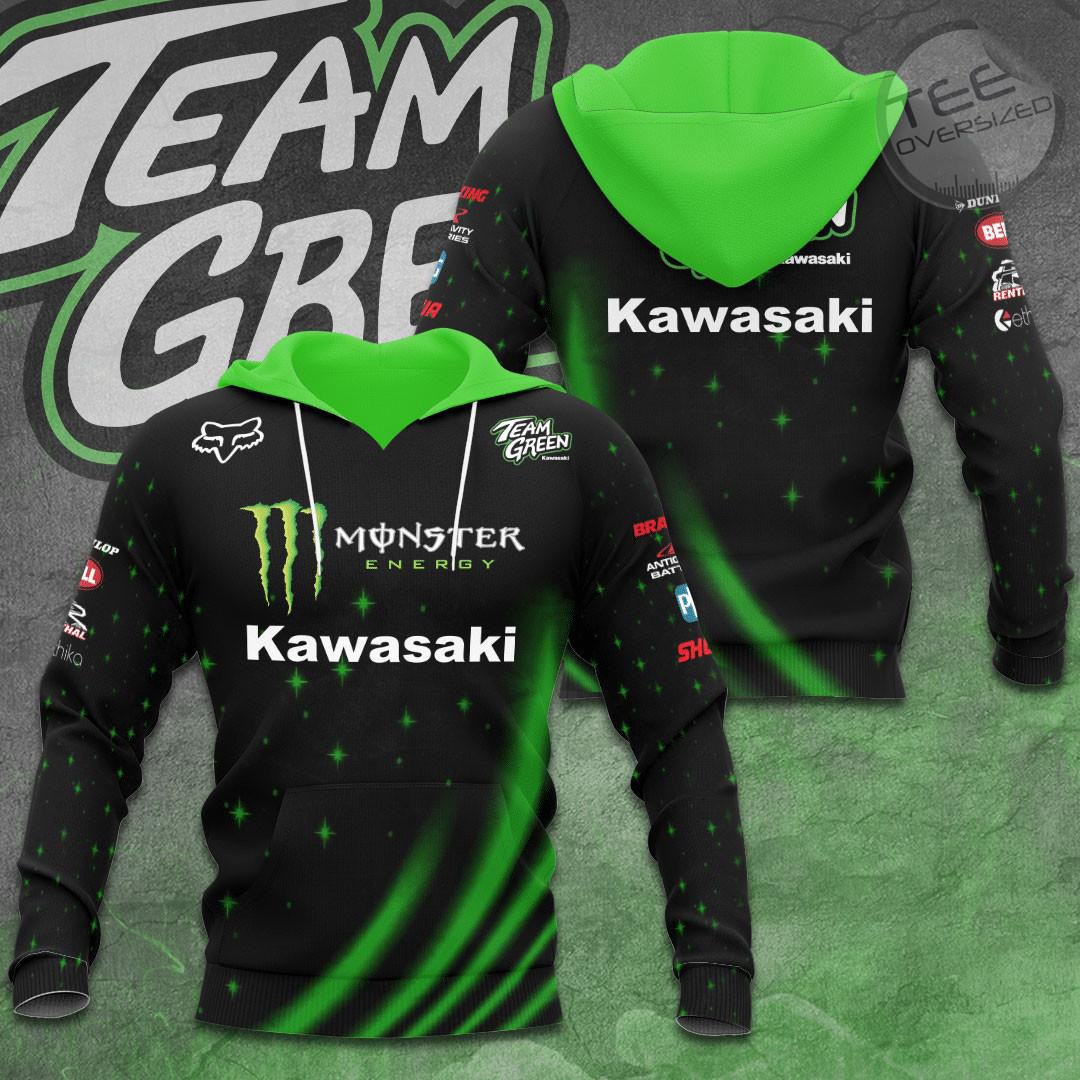 Kawasaki Racing Team 3D Apparels S1 Hoodie