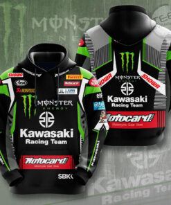 Kawasaki Racing Team 3D Apparels S10 Hoodie