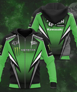 Kawasaki Racing Team 3D Apparels S2 Zip Hoodie