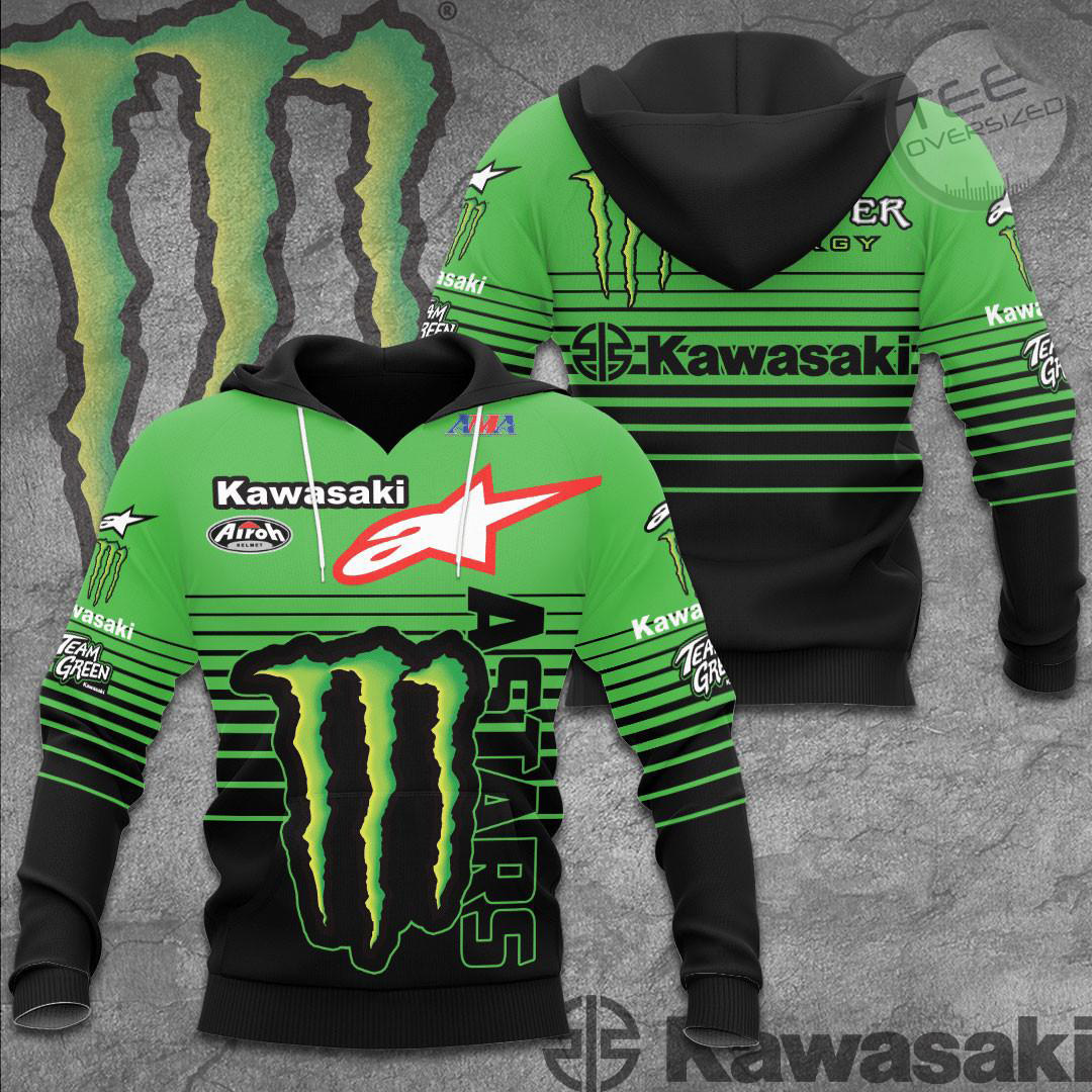 Kawasaki Racing Team 3D Apparels S6 Hoodie