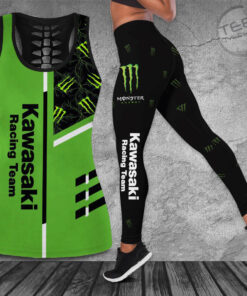 Kawasaki Racing Team 3D Hollow Tank Top Leggings S1