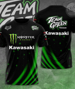 Kawasaki Racing Team 3D T shirt S2