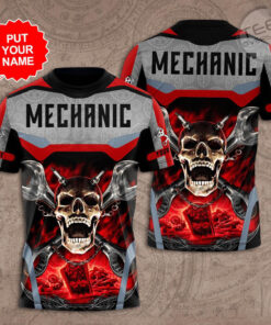 Mechanic Uniform 3D T shirts
