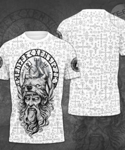 Mens Viking 3D T shirt