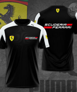 Scuderia Ferrari 2022 Team 3D T Shirt F1SF004