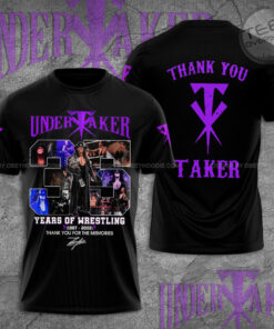 The Undertaker 35 Years Of Wrestling 3D T shirt