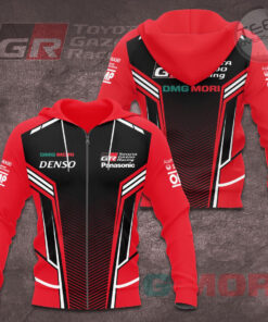 Toyota Gazoo Racing 3D Clothing Zip Hoodie NCRTGR002