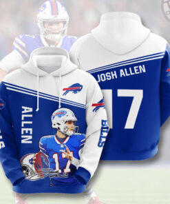 Buffalo Bills Josh Allen 3D Hoodie