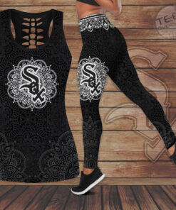 Chicago White Sox Hollow Tank Top Leggings