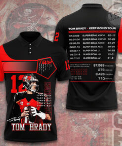 Tom Brady 3D Polo shirt