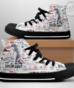Taylor Swift High Top Canvas Shoe OVS08923S1 Design 2
