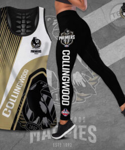 AFL Premiers Collingwood FC Tank Top Leggings set OVS271023S2