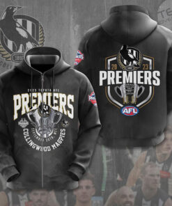 AFL Premiers Collingwood FC zip hoodie OVS271023S4