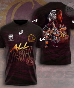 Brisbane Broncos T shirt hoodie OVS111123S4