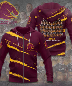 Brisbane Broncos zip hoodie OVS081123S3