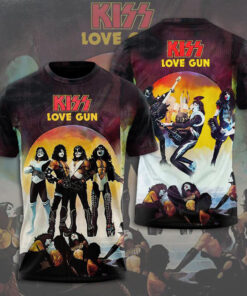 Kiss Band Love Gun T shirt OVS111023S3