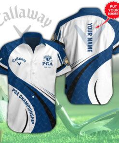 Personalized Callaway x PGA Championship short sleeve dress shirt OVS161023S4