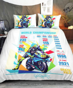 VR46 World Championship luxury bedding set OVS231023S13