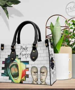 Pink Floyd Leather Handbag OVS0124O Black