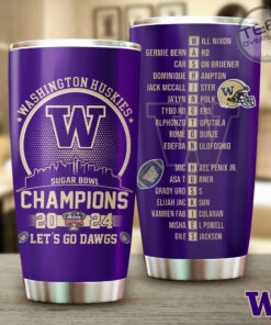 Washington Huskies Football Tumbler Cup