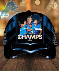 Detroit Lions NFC North Champions Hat NFL Caps OVS0224B