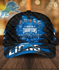 Detroit Lions North Champions Hat NFL Caps OVS0224C