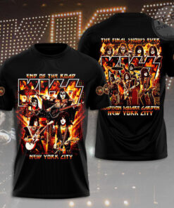 Kiss Band Black T shirt OVS0324SV