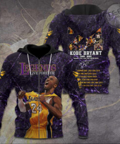 Kobe Bryant Zip up Hoodie OVS0324U