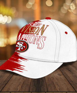 San Francisco 49ers Red White Hat NFL Caps OVS0324X L
