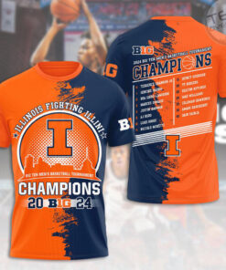 Illinois Fighting Illini T shirt OVS0424I