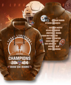 Texas Longhorns Football Peace of Mind Hoodie OVS0424F