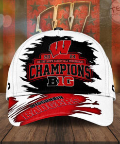 Wisconsin Badgers Mens Basketball Hat NBA Caps OVS0424U