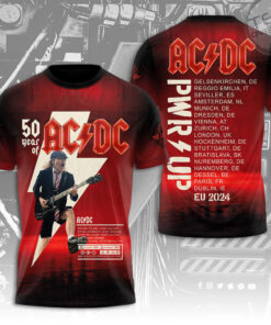 AD DC PWR UP T shirt OVS0524SW