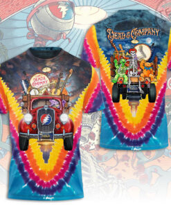 Grateful Dead Tie Dye T shirt OVS0524SS