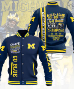 Michigan Wolverines Football varsity jacket OVS0524Y