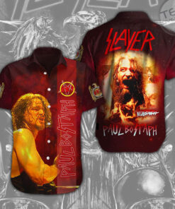 Paul Bostaph X Slayer Short Sleeve Dress Shirt OVS0524G