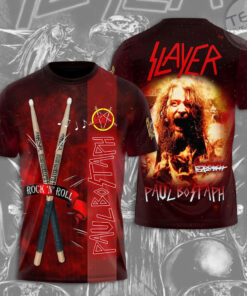 Slayer x Paul Bostaph T shirt OVS0524H