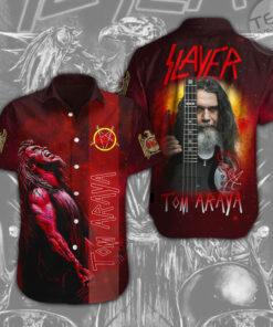 Tom Araya X Slayer Sleeve Dress Shirt OVS0524Q