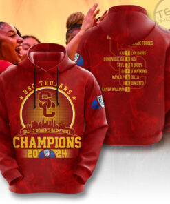 Usc Pac 12 Womens Basketball Hoodie OVS0524W