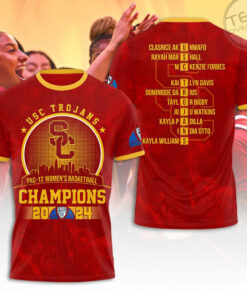Usc Pac 12 Womens Basketball T shirt OVS0524W