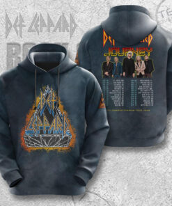 Def Leppard Grey Hoodie OVS0624ZG