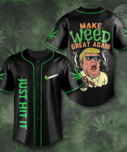 Just Hit It 420 baseball jersey OVS0624D