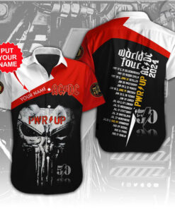 Personalized ock Music Short Sleeve Dress Shirt OVS0624U