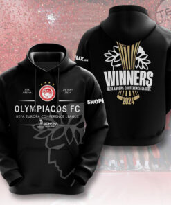 Olympiacos Black Hoodie OVS0724S