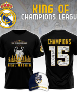 Real Madrid Black T shirt OVS0724V